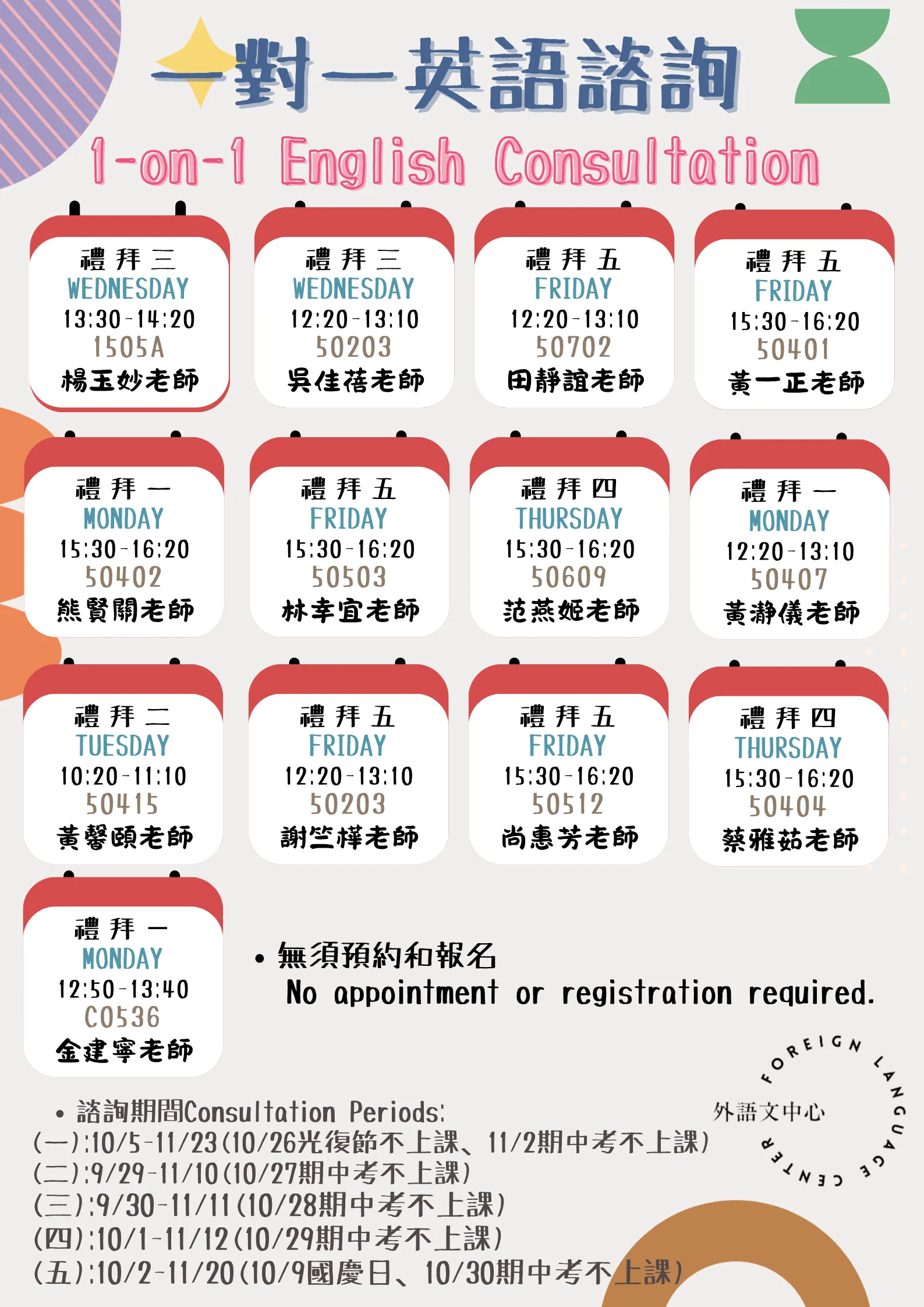 一對一英語諮詢